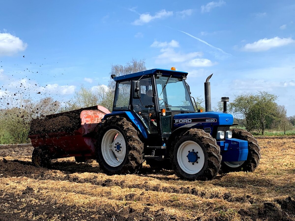 Muck Spreading In April
